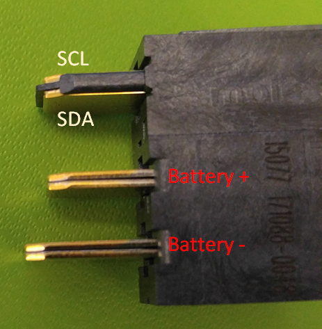 Solo / Battery charger side male connector (Molex 171088-0048)